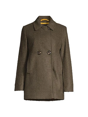 Bouclé Peacoat