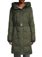 Belted Puffer Jacket