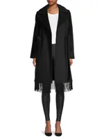 Fringe Wrap Coat