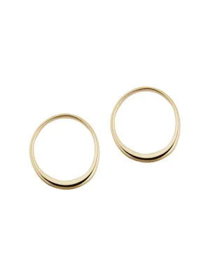 14K Yellow Solid Gold The Archie Studs