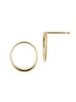 14K Yellow Solid Gold The Archie Studs