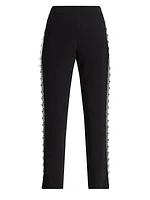 Stretch-Crepe Stovepipe Trousers