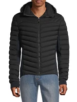 Warmer Insulated Stretch Nylon Down Jacket