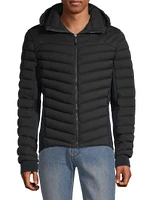 Warmer Insulated Stretch Nylon Down Jacket