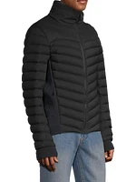 Warmer Insulated Stretch Nylon Down Jacket