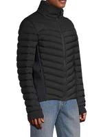 Warmer Insulated Stretch Nylon Down Jacket