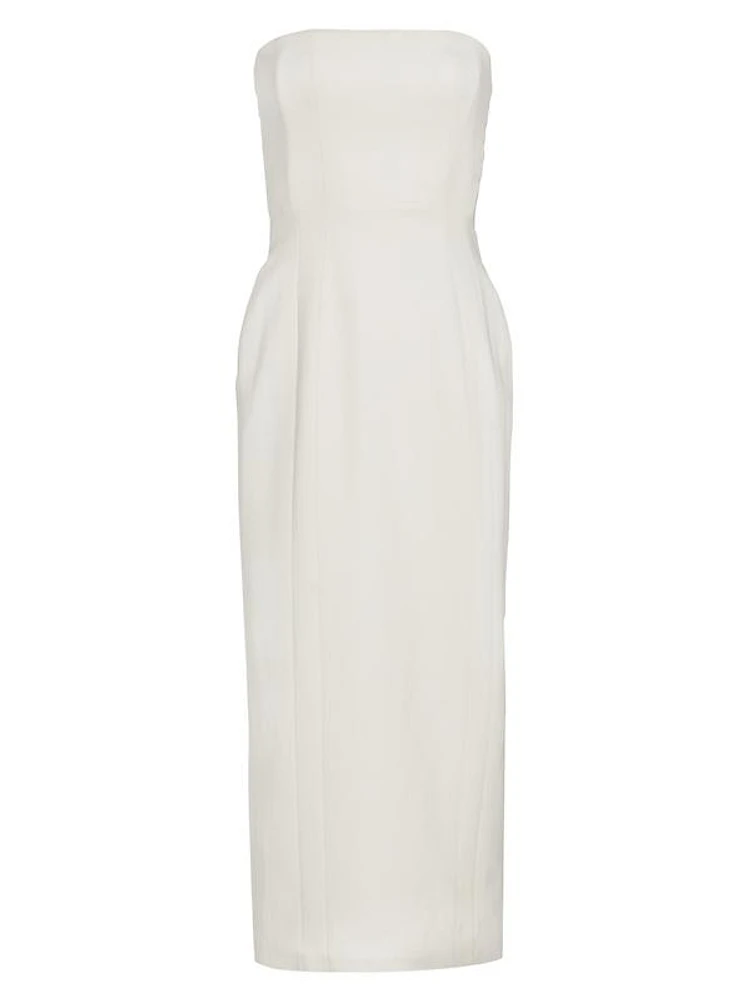 Elizabeth Strapless Midi-Dress