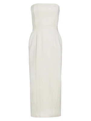 Elizabeth Strapless Midi-Dress