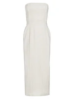 Elizabeth Strapless Midi-Dress