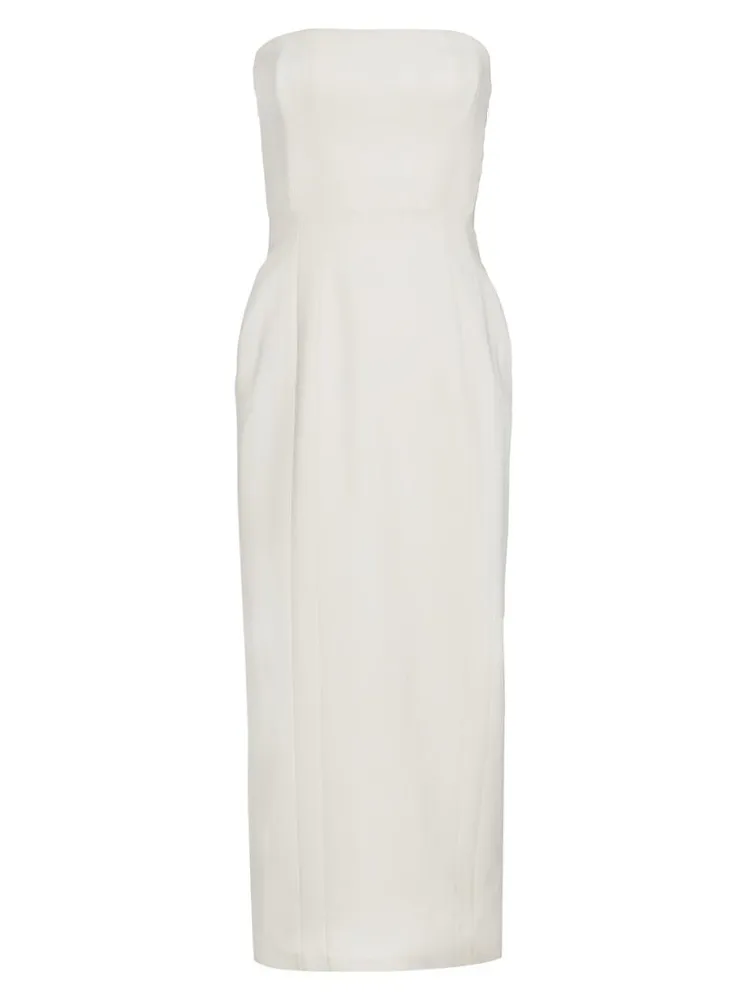 Elizabeth Strapless Midi-Dress