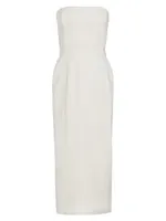 Elizabeth Strapless Midi-Dress