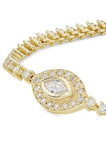 14K Yellow Gold & 1.28 TCW Diamond Tennis Bracelet