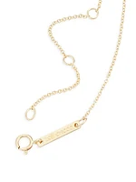 Tender Tokens 14K Yellow Gold "Love" Pendant Necklace