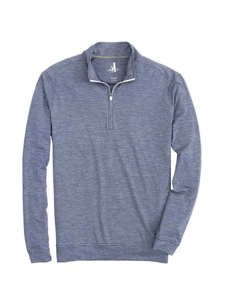 Vaughn Striped Quarter-Zip Pullover