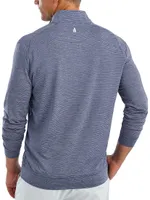 Vaughn Striped Quarter-Zip Pullover