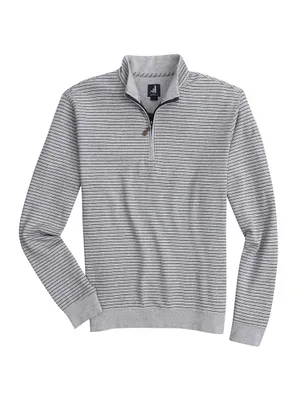 Skiles Striped Quarter-Zip Sweater