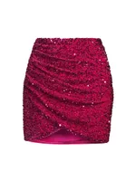 Hurley Sequined Miniskirt