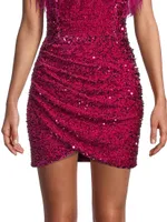 Hurley Sequined Miniskirt