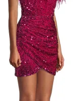 Hurley Sequined Miniskirt