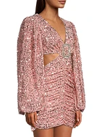 Valeria Sequined Minidress