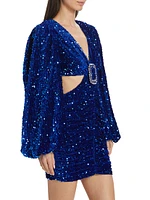 Valeria Sequined Minidress