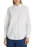 Taylor Embroidered Seersucker Shirt