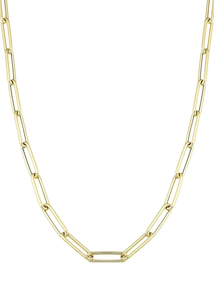 14K Yellow Gold Bond St. Necklace