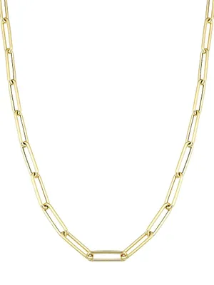 14K Yellow Gold Bond St. Necklace