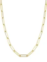 14K Yellow Gold Bond St. Necklace