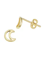 14K Yellow Gold Moondance Studs