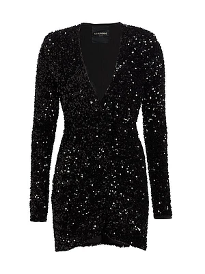 Vanity Affair Sequined Minidress