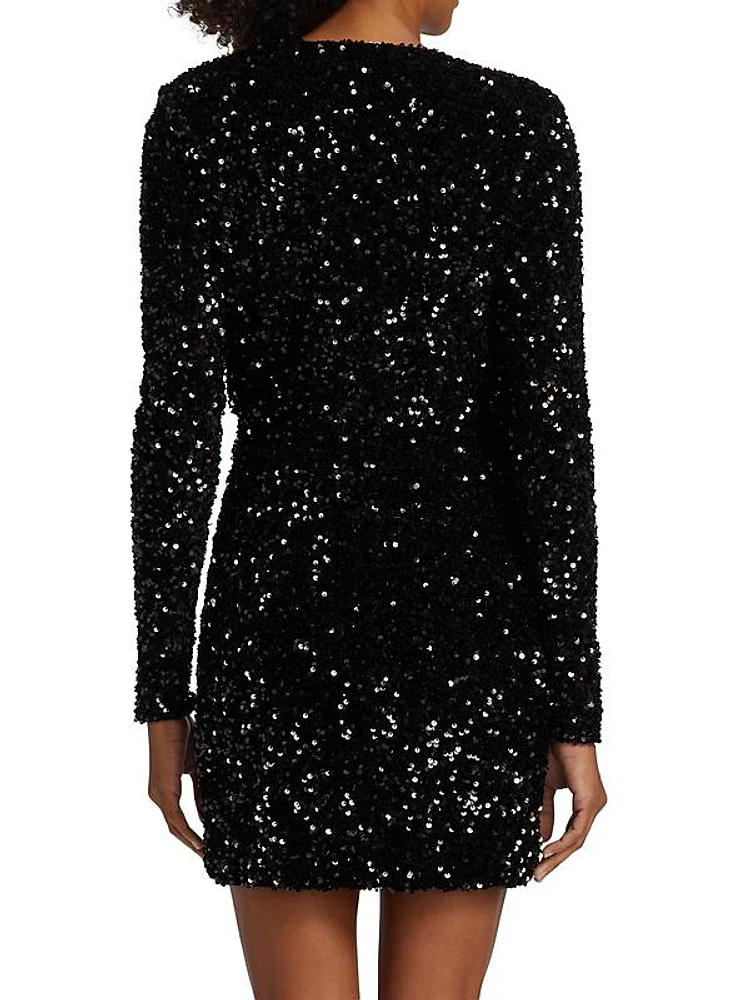 Vanity Affair Sequined Minidress