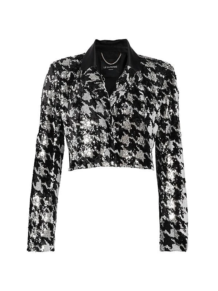 Uptown Girl Sequined Jacket