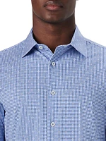 James Tech Cotton Button-Up Shirt