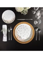 Les Navas 16-Piece Porcelain Dinnerware Set
