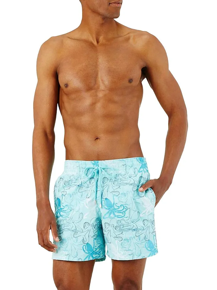 Poulpes Embroidered Swim Shorts