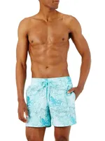 Poulpes Embroidered Swim Shorts