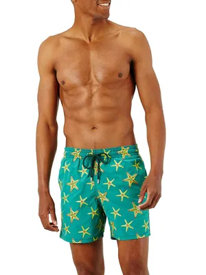 Starfish Embroidered Swim Shorts