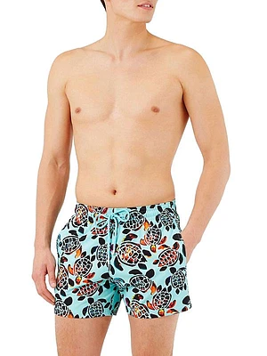 Screen Turtles Swim Shorts