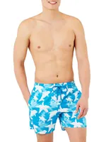 Clouds Light Fabric Swim Shorts