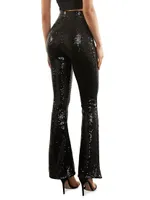 Sequin Flare Pant