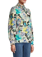 Janeen Silk Floral Blouse