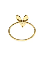 Be Mine 14K Yellow Gold & 0.16 TCW Diamond Heart Ring