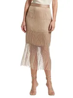 Paltrow Beaded Midi-Skirt