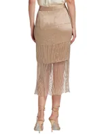 Paltrow Beaded Midi-Skirt