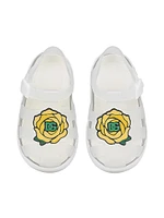 Little Girl's & Girl's Floral Transparent Jelly Sandals