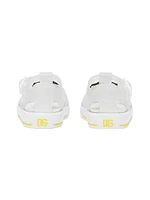 Little Girl's & Girl's Floral Transparent Jelly Sandals