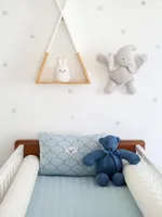 Baby's Pair of Pillow Crib Side Protectors