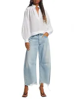 Horseshoe Wide-Leg Jeans