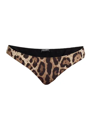 Leopard-Print Bikini Bottom